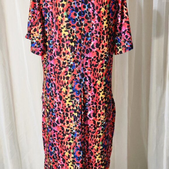 New! Multicolored Leopard Print Dress - Picture 5 of 10